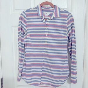 Vineyard Vines pink and purple popover